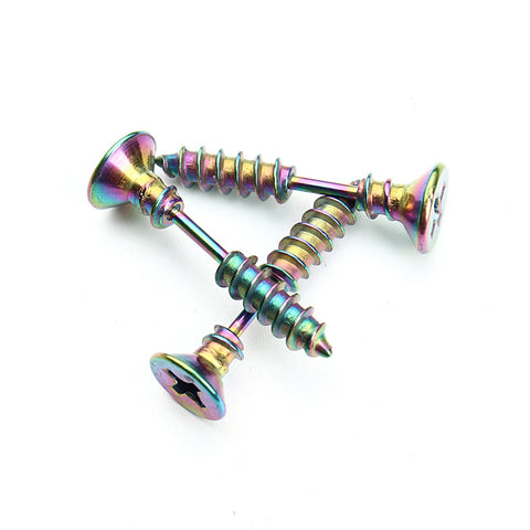 Heavy-Rock Nail Screw Stud Earring