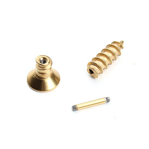 Heavy-Rock Nail Screw Stud Earring