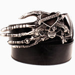 Heavy Metal Rock Skull Claw Belt