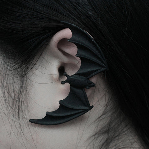 Gothic Bat Earrings