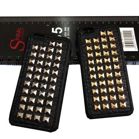 3D Soft Rock Punk Stud Phone Case