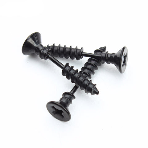 Heavy-Rock Nail Screw Stud Earring