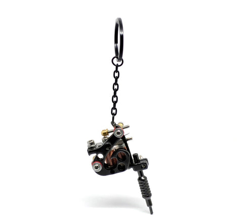 Mini Lettering Tattoo Machine Key Chain