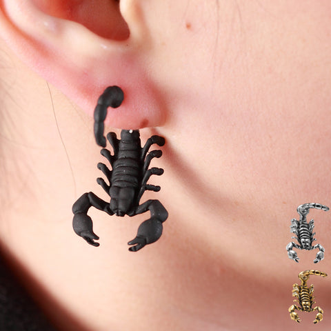 Bizarre Scorpion Stud Earrings