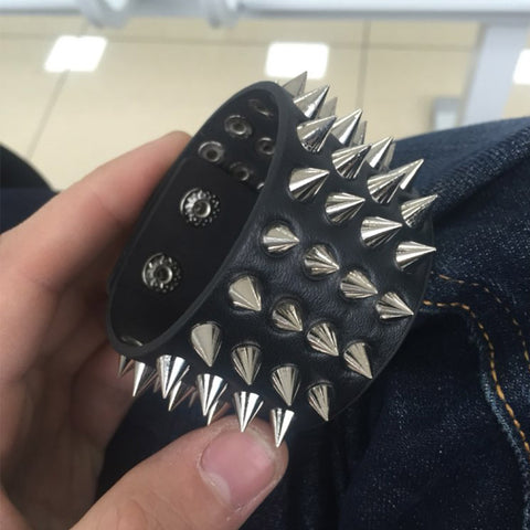 Unique Spikes Cuff Bracelet