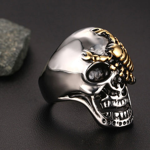 Skull Bone & Scorpion Biker Rings