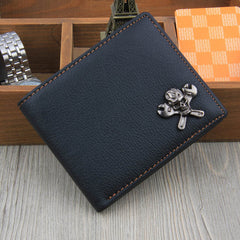 Genuine Leather Bi-Fold Wallet