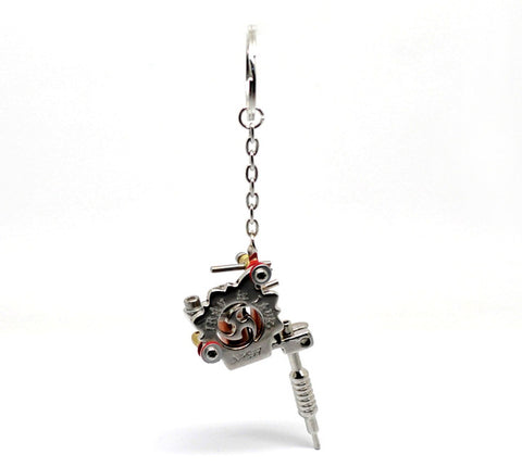 Mini Lettering Tattoo Machine Key Chain