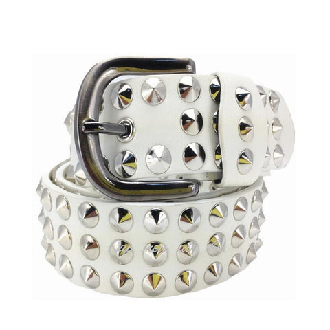 Fashion Rivets Leather Belt